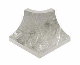 Керамогранит Плинтус радиальный внешний угол Marble 431 Arian R9 42х33х50