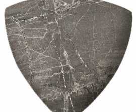 Керамогранит Планка радиальная внешний угол Marble 421 Moca R9 33х33х10