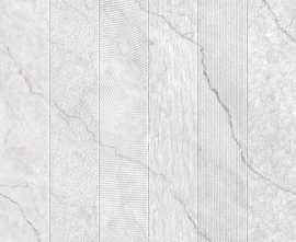 Керамогранит CZ-GL06-D Lumiere White Decor Matt Glossy Ink Punch 80x160