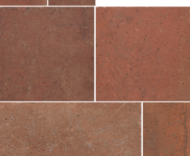 Керамогранит 1086527 Italica Modulare 39 Terra Bruciata (комплект 2шт 20x20, 1шт 20x40, 2шт 40x40, 1шт 40x60,8)