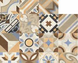 Керамогранит J87772 Swing Beige Multicolor Mix 20.3x20.3