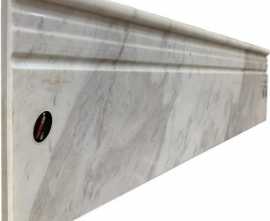 Керамогранит PJG-DJX037-ABS 37 Skirting Diana White 60x15