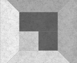 Керамогранит 737496 Beton Grey Deco Серый 45x45