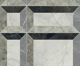 Керамогранит PF60014088 Tarsia Frame Nero Deco Lux 3D Rett 60x120