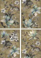 Керамогранит 303952 Fiore Oro Rett (4 pcs mix) 60x120