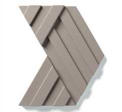 Керамогранит 760363 Rilievi 02 Tortora 45mm 36x31