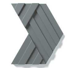 Керамогранит 760362 Rilievi 02 Ombra 45mm 36x31