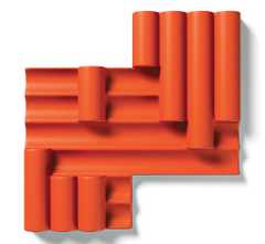 Керамогранит 760361 Rilievi 01 Cadmio 50mm 36x35