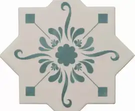 Керамогранит Becolors Star Dec. Stencil Lagoon 13.25х13.25