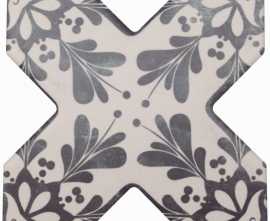 Керамогранит Becolors Cross Dec. Stencil Navy 13.25х13.25