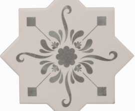 Керамогранит Becolors Star Dec. Stencil Grey 13.25х13.25