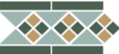 Керамогранит Border LISBON with 1 strip (Tr.13 Dots 18+03 Strips 18) 28х15