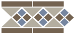 Керамогранит Border LISBON with 1 strip (Tr.01 Dots 29+11 Strips 29) 28х15