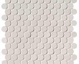 Мозаика fNSV Milano&Floor Bianco Round Mosaico Matt 29.5x32.5