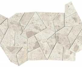Мозаика fQNO Nativa White Fly Mosaico Satin 25x41.5