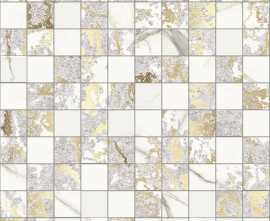 Мозаика G3BO20MOL Mosaico Lux Calacatta HBO 20 30х30