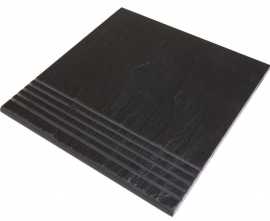 Ступени Gradino Lavagna Nera Naturale 9.5мм 30x30