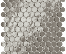 Мозаика fROJ Glim Grigio Fumo Round Mosaico Brillante 29,5x32,5