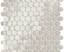 Мозаика fROI Glim Ghiaccio Round Mosaico Brillante 29,5x32,5