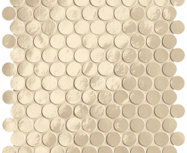 Мозаика fROG Glim Beige Round Mosaico Brillante 29,5x32,5