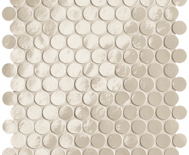 Мозаика fROF Glim Avorio Round Mosaico Brillante 29,5x32,5