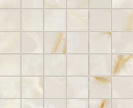Мозаика fRZV Gemme Bianco Macromosaico Brillante 30x30