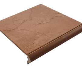Ступени Gradone Rusticato Ardesia Rosso Naturale 9.5мм 30x30