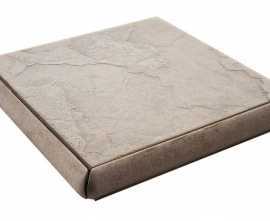 Ступени Gradone Angolare Rusticato Ardesia Grigio Naturale 9.5мм 30x30