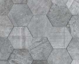 Керамогранит L241713831 Amsterdam 2D Hexagon Grey 19x19