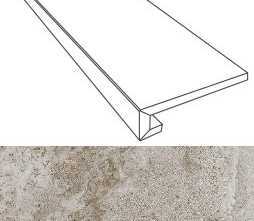 Ступени 76082 GRADONE GRIGIO 32x80