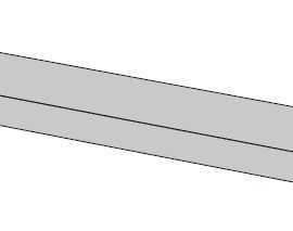 Ступени 263210 GRADONE ANGOLARE DX CARBON 120x32x4