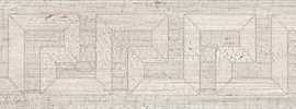 Керамогранит 263152 Listello Greca Intarsio White 5x80
