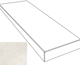 Ступени 262650 GRADONE ANGOLARE DX ONICE BIANCO 4x32x78