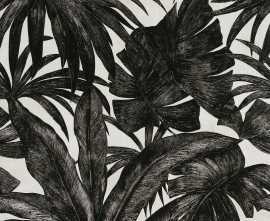 Керамогранит 0262768 Palme B Bianco/Nero 78x78