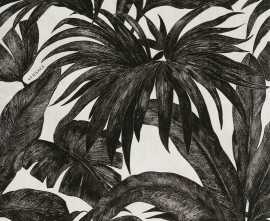Керамогранит 0262764 Palme A Bianco/Nero 78x78