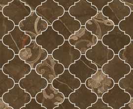 Мозаика 262623 MOSAICO ARABESCATO PULPIS MARRONE 35x35