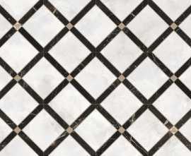 Керамогранит 262544 INTRECCIO BIANCO/NERO 39x78