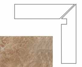 Ступени 240627 MARBLE BATTISCALA MARRONE SX LAP 8x117,2