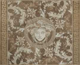 Керамогранит 240427 MARBLE ROSONE MARRONE 117,2x117,2