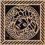 Керамогранит 240303 MARBLE TOZZETTO MEDUSA NERO SAB 11,5x11,5