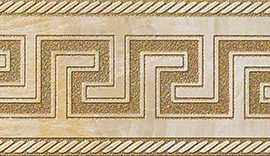Керамогранит 240202 MARBLE FASCIA GRECA ORO SAB 11,5x58,5
