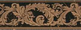 Керамогранит 240883 Marble FASCIA 10 BAROCCHINA NERO 9,6x58,5