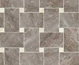 Керамогранит 240535 MARBLE MOSAICS INTRECCIO GRIGIO/BIANCO 29,1x29,1