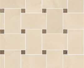 Керамогранит 240534 MARBLE MOSAICS INTRECCIO BEIGE-MARRONE 29,1x29,1