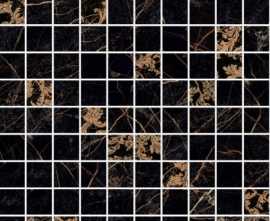 Керамогранит 240823 MOSAICS T100 DECORATO NERO 29,1x29,1