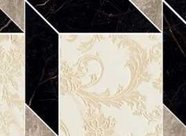 Керамогранит 240861 MOSAICS CUBE NERO-BIANCO-GRIGIO 19,5x58,5