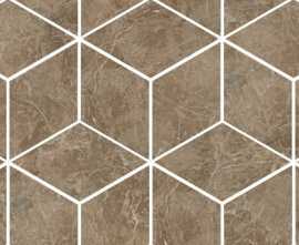 Керамогранит 240837 MOSAICS T3-3D MARRONE 17x29,1
