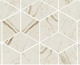 Керамогранит 240831 MOSAICS T3-3D BIANCO 17x29,1