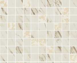 Керамогранит 240821 MOSAICS T100 DECORATO BIANCO 29,1x29,1