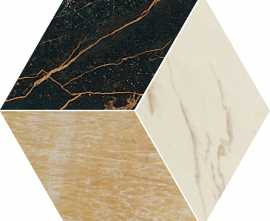 Керамогранит 240460 MARBLE MOSAICS T3 NERO/ORO/BIANCO 39x45